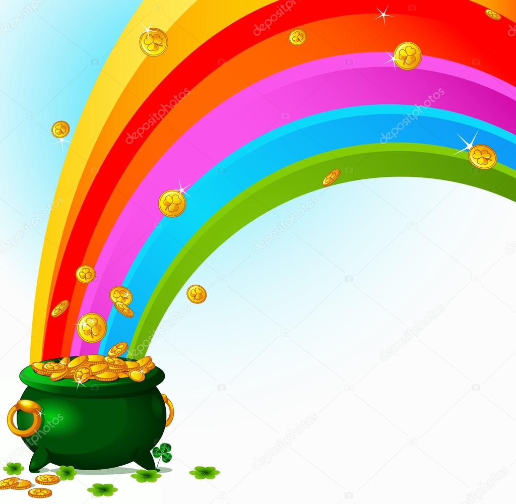 Detail Free Pot Of Gold Clipart Nomer 42