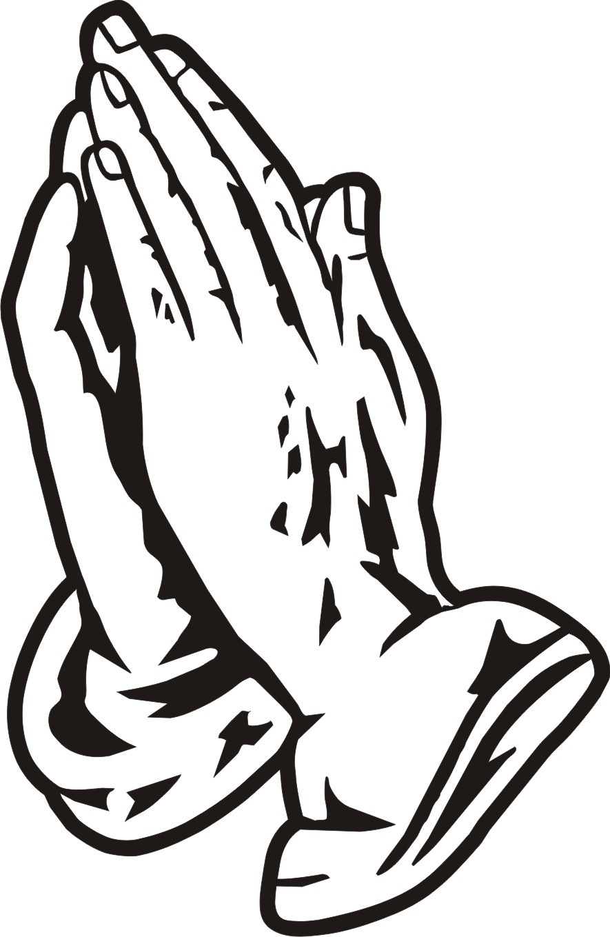 Detail Free Praying Hands Clipart Nomer 15