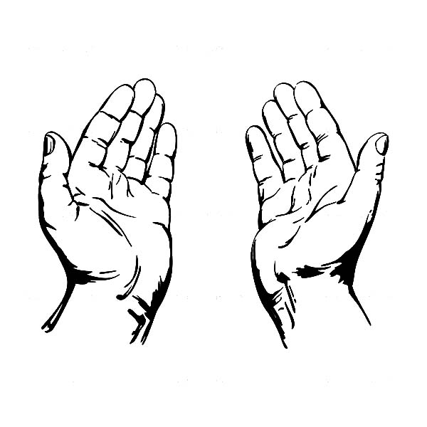 Detail Free Praying Hands Clipart Nomer 26