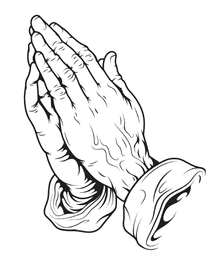 Detail Free Praying Hands Clipart Nomer 46