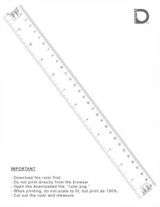 Detail Free Printable Centimeter Ruler Nomer 47