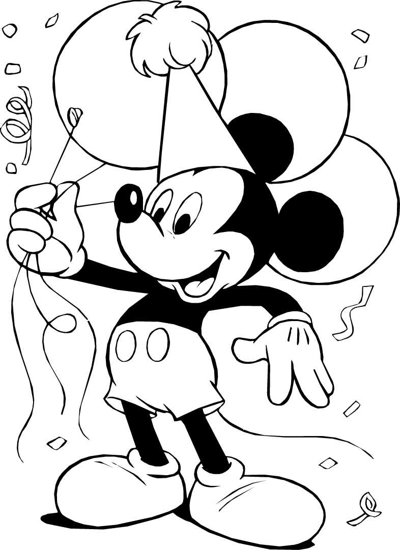 Detail Free Printable Mickey Mouse Pictures Nomer 13