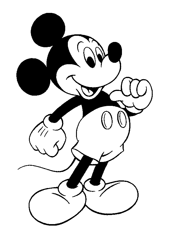 Detail Free Printable Mickey Mouse Pictures Nomer 2