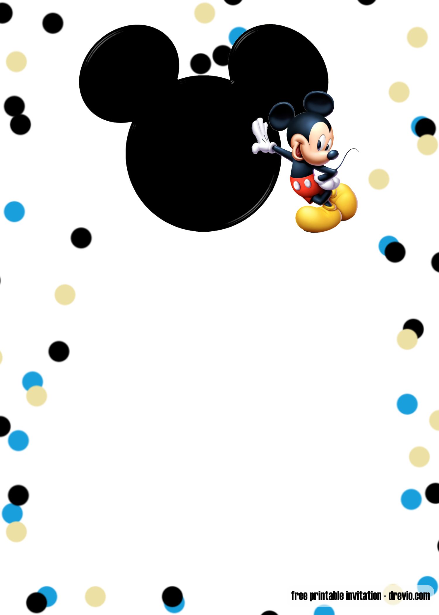 Detail Free Printable Mickey Mouse Pictures Nomer 18