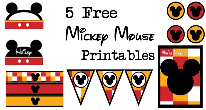Detail Free Printable Mickey Mouse Pictures Nomer 6