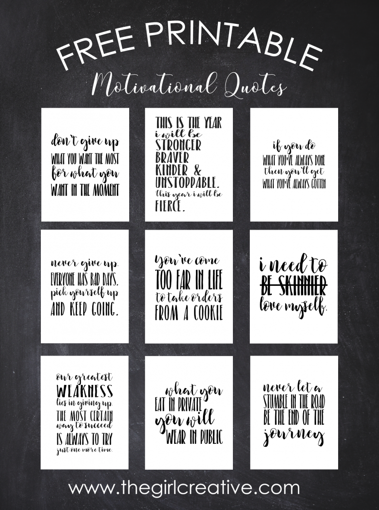 Detail Free Printable Motivational Quotes Nomer 4
