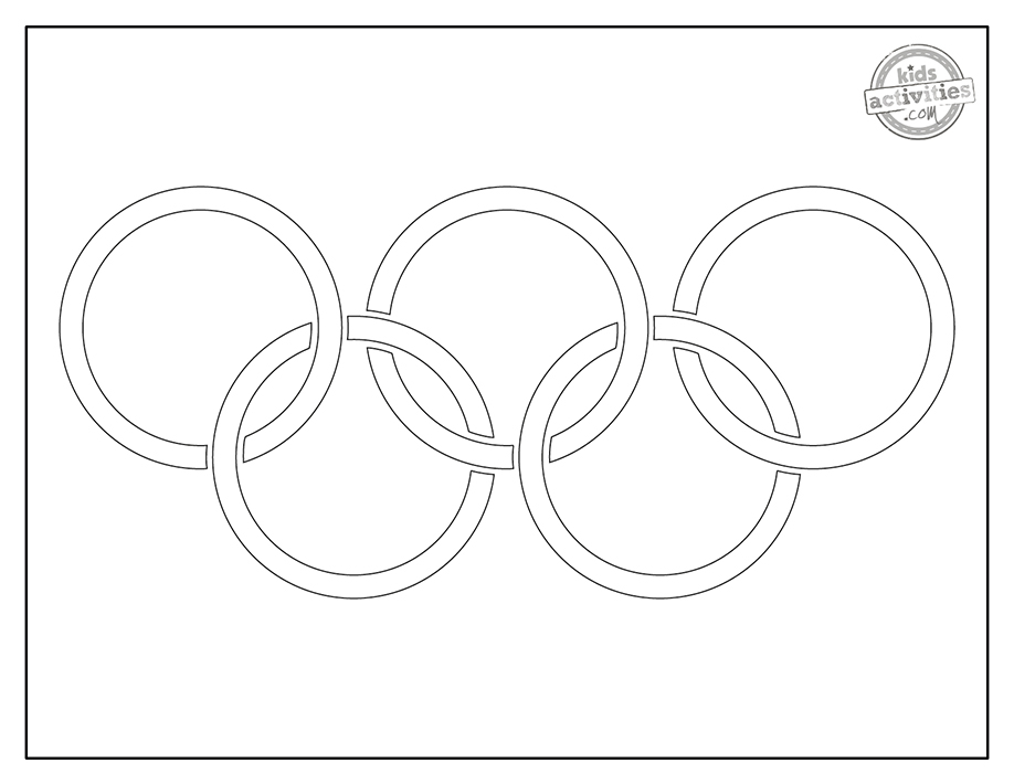 Detail Free Printable Olympic Rings Nomer 12