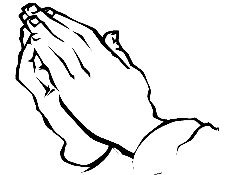 Detail Free Printable Prayer Hands Nomer 2