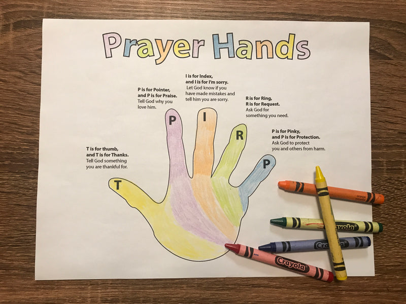 Detail Free Printable Prayer Hands Nomer 29
