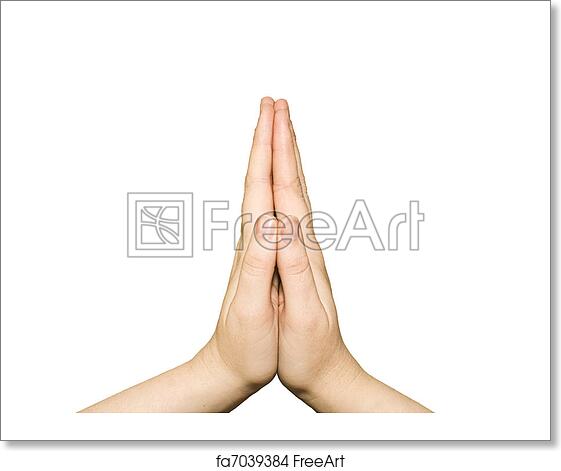 Detail Free Printable Prayer Hands Nomer 37