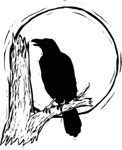 Detail Free Raven Clipart Nomer 19
