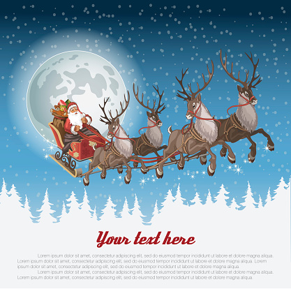 Detail Free Santa And Reindeer Clipart Nomer 16