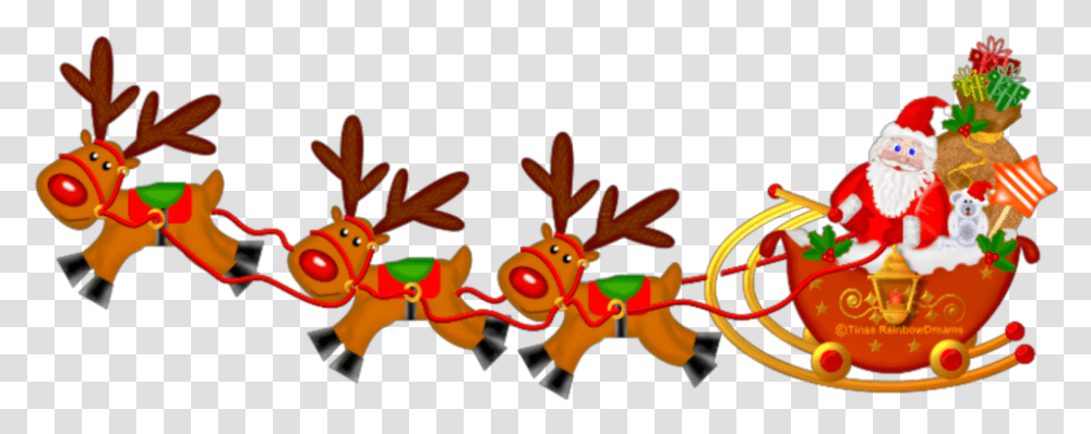 Detail Free Santa And Reindeer Clipart Nomer 21