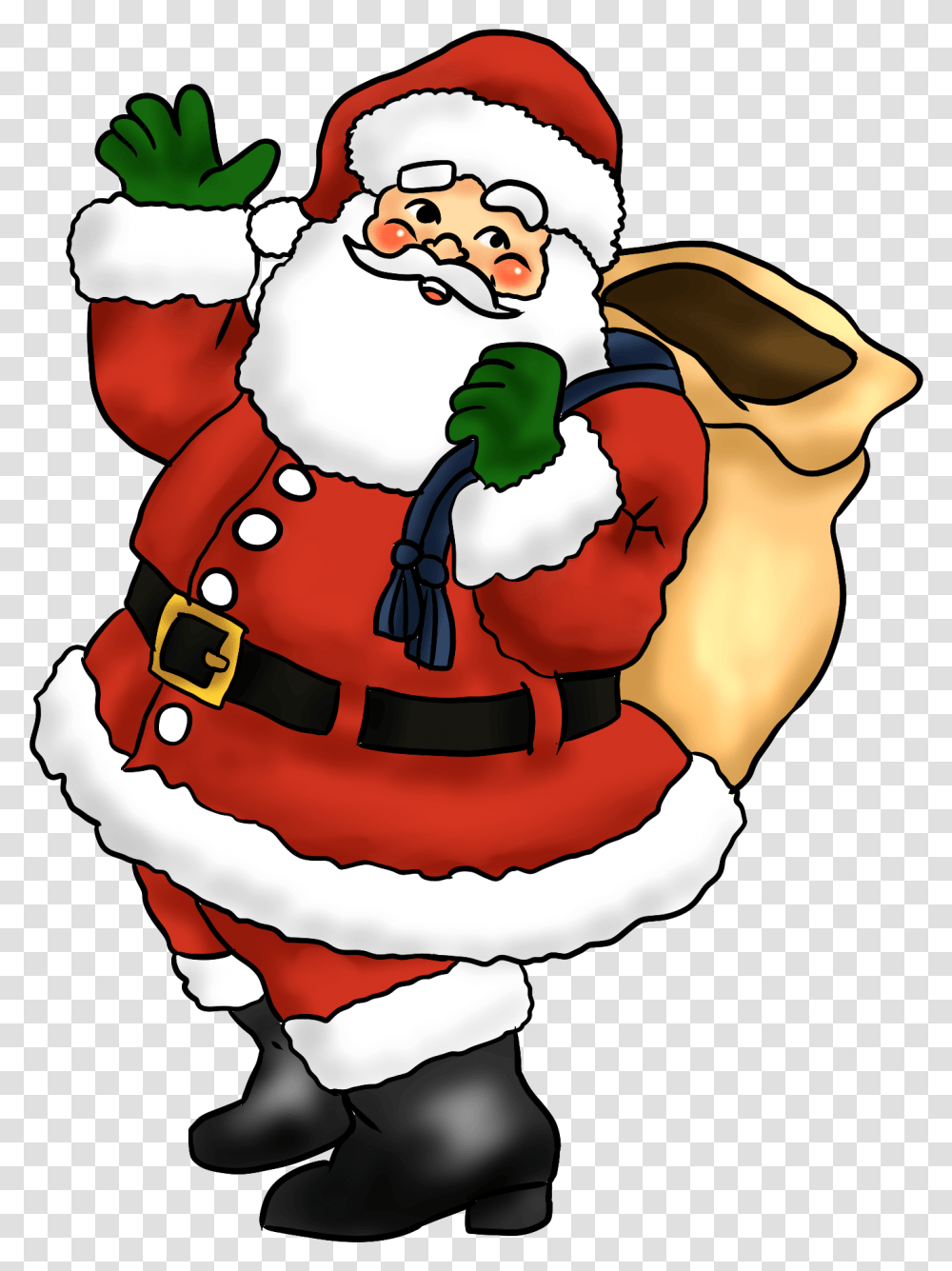 Detail Free Santa And Reindeer Clipart Nomer 47