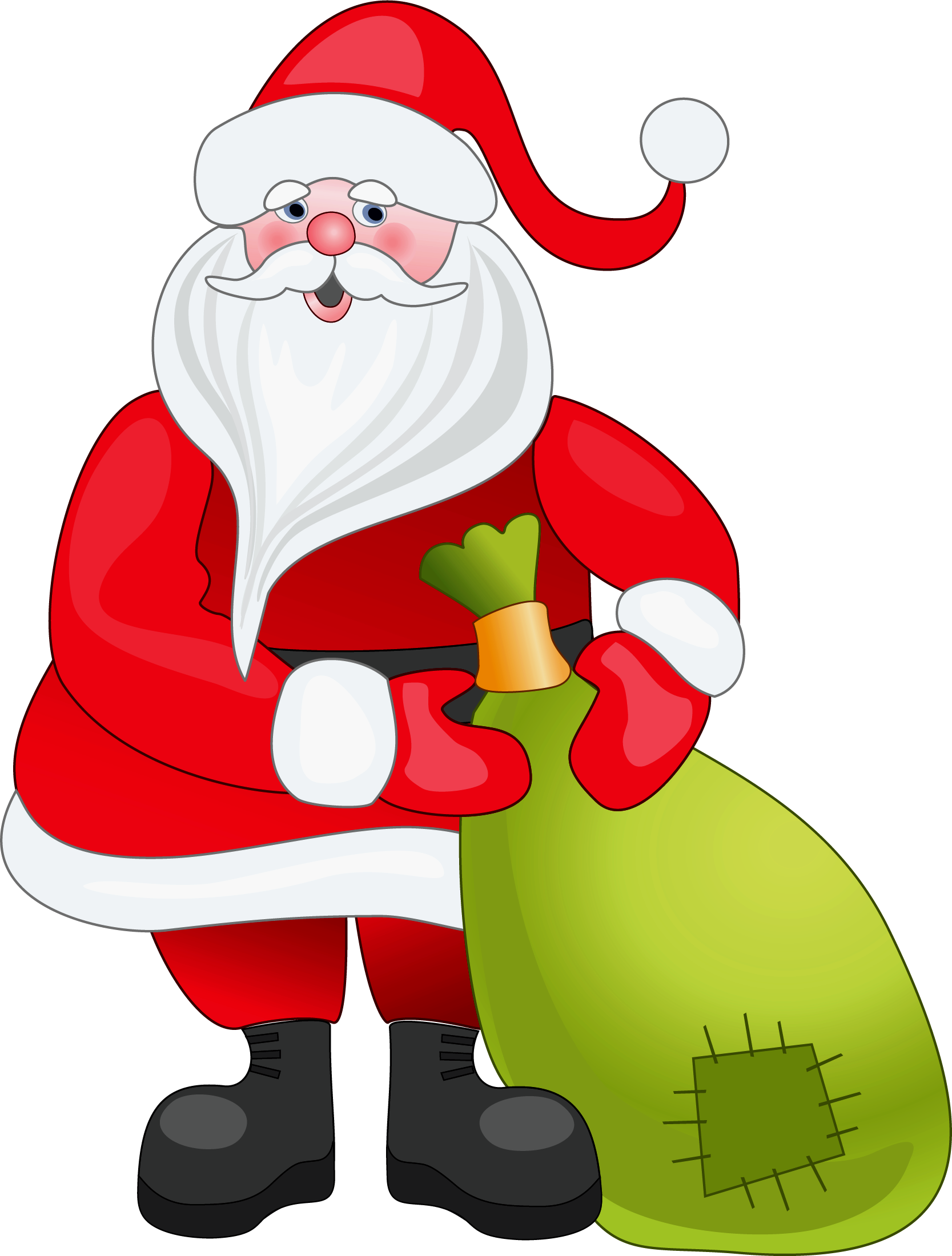 Detail Free Santa Claus Clipart Nomer 12