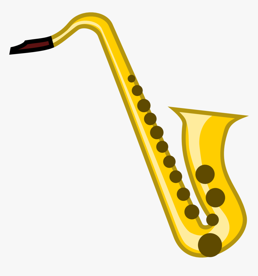 Detail Free Saxophone Clip Art Nomer 15