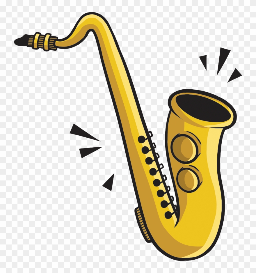 Detail Free Saxophone Clip Art Nomer 26
