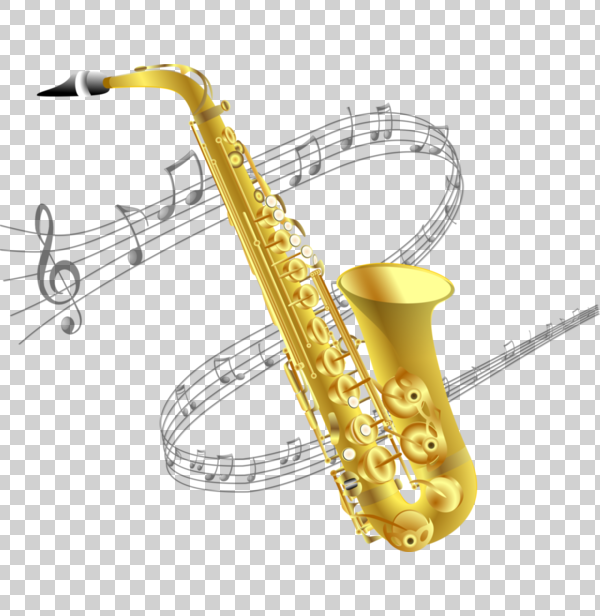 Detail Free Saxophone Clip Art Nomer 27