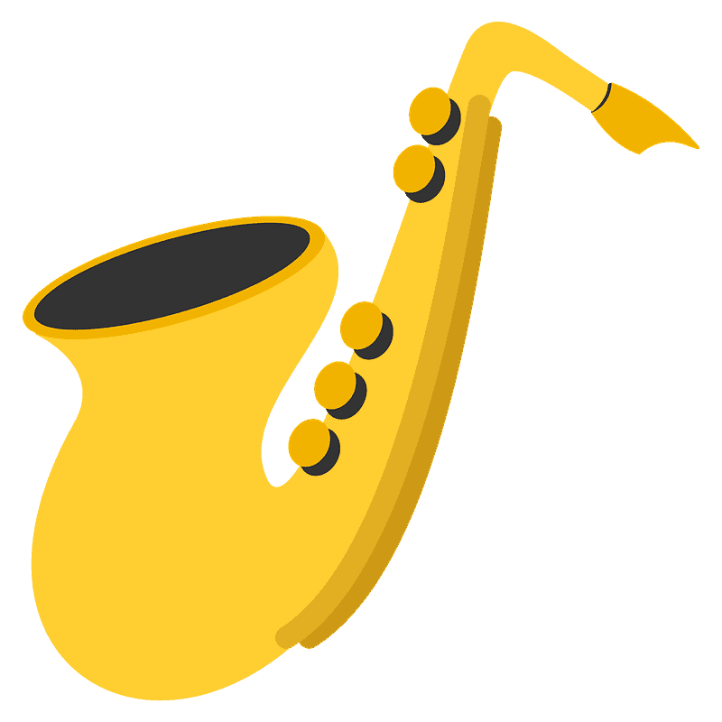 Detail Free Saxophone Clip Art Nomer 39