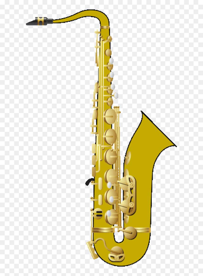 Detail Free Saxophone Clip Art Nomer 3