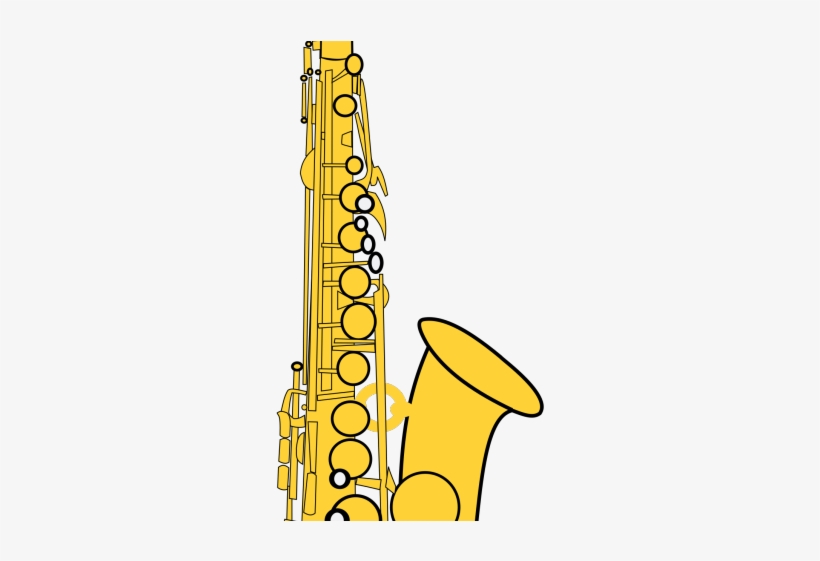 Detail Free Saxophone Clip Art Nomer 43