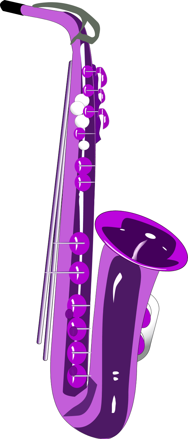 Detail Free Saxophone Clip Art Nomer 44