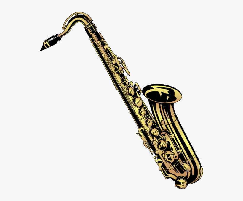 Detail Free Saxophone Clip Art Nomer 4