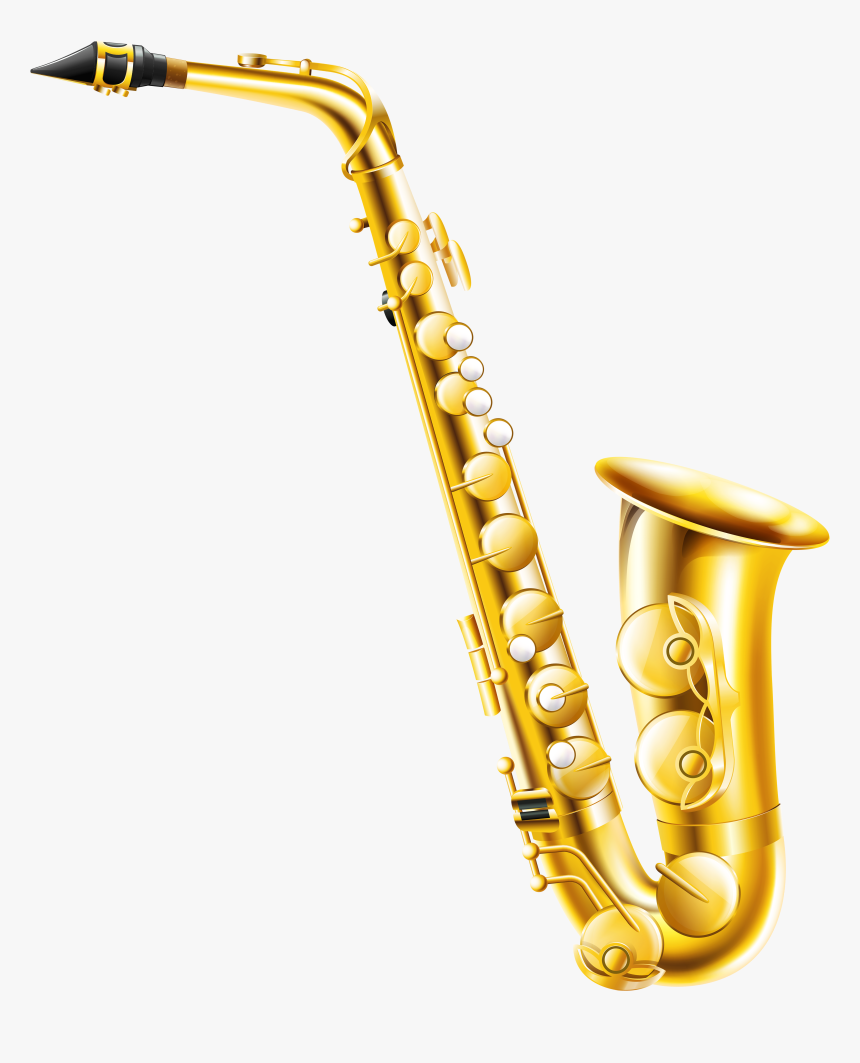 Detail Free Saxophone Clip Art Nomer 5