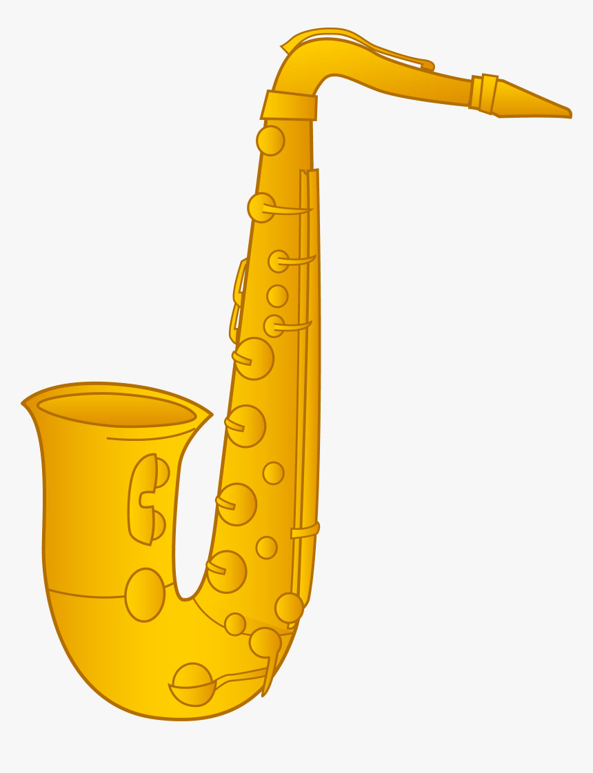 Detail Free Saxophone Clip Art Nomer 6