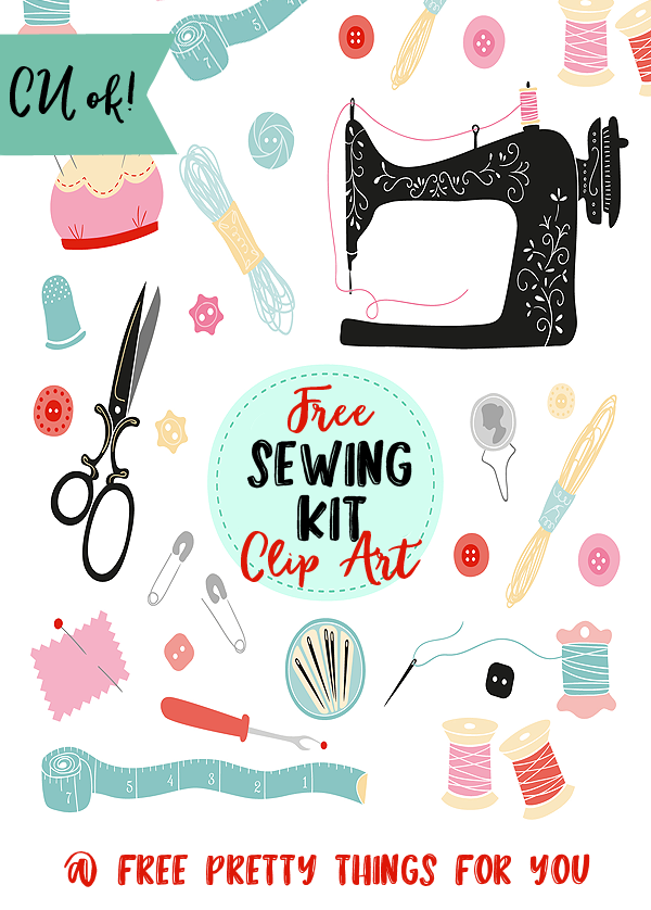 Detail Free Sewing Clipart Nomer 4