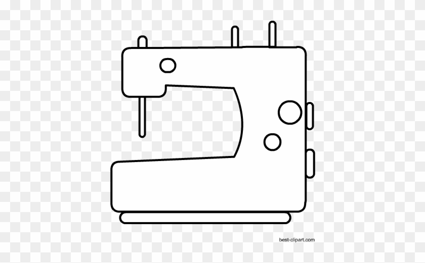Detail Free Sewing Machine Clip Art Nomer 7
