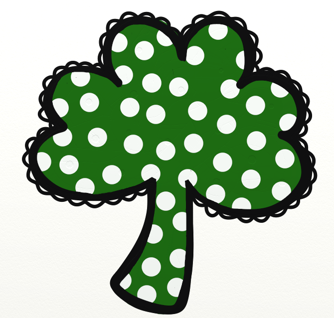 Detail Free Shamrock Clip Art Nomer 27