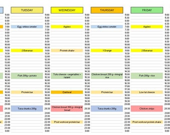 Detail Wochenplan Vorlage Kinder Nomer 15