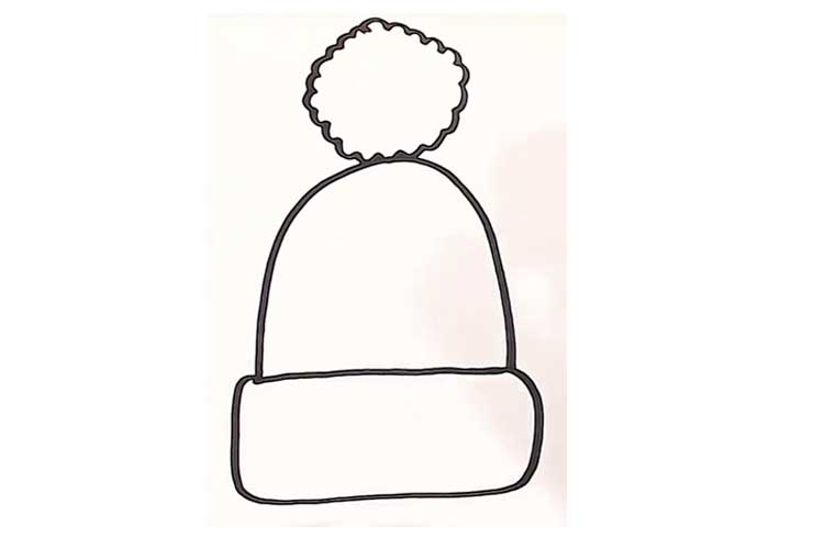 Detail Beanie Drawing Nomer 12