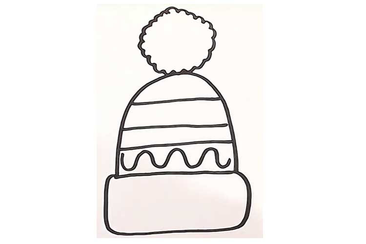 Detail Beanie Drawing Nomer 8