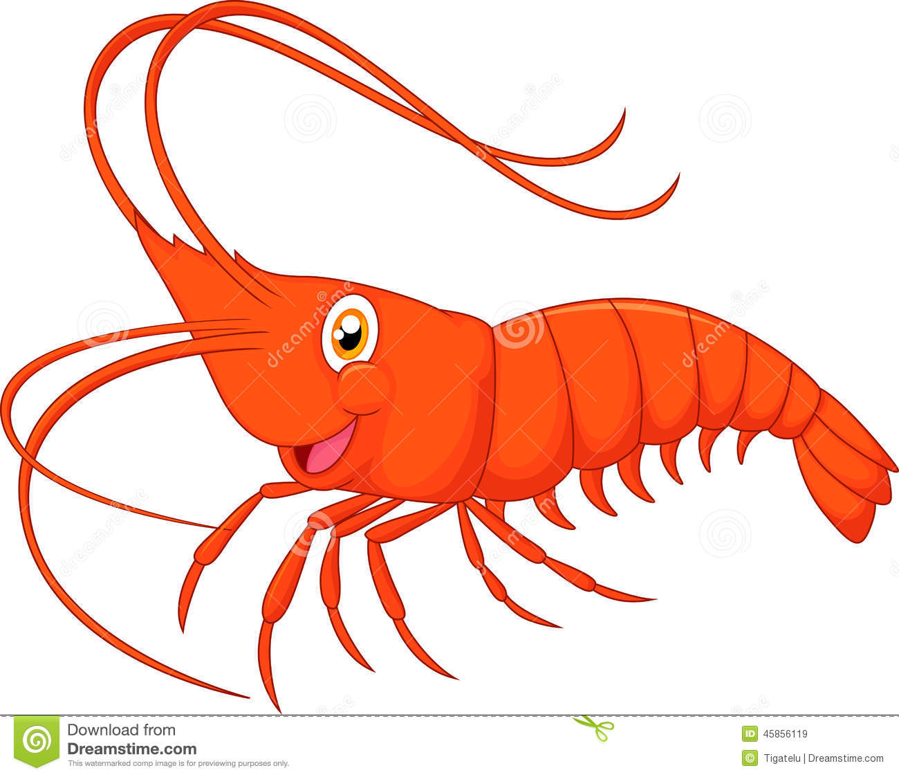 Detail Free Shrimp Clipart Nomer 23