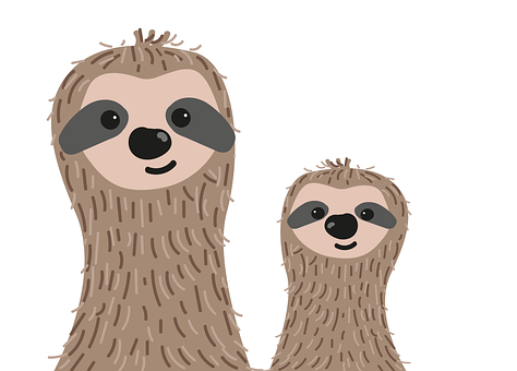 Detail Free Sloth Nomer 55