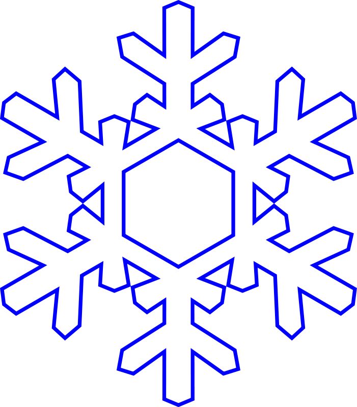 Detail Free Snowflake Clipart Nomer 8