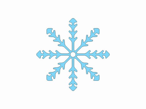 Detail Free Snowflake Clipart Nomer 10