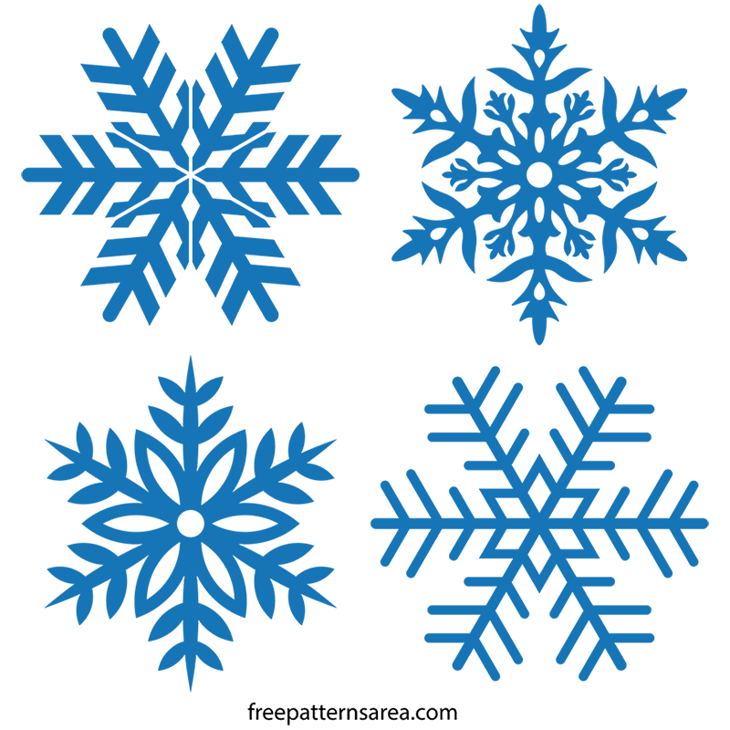 Detail Free Snowflake Clipart Nomer 16