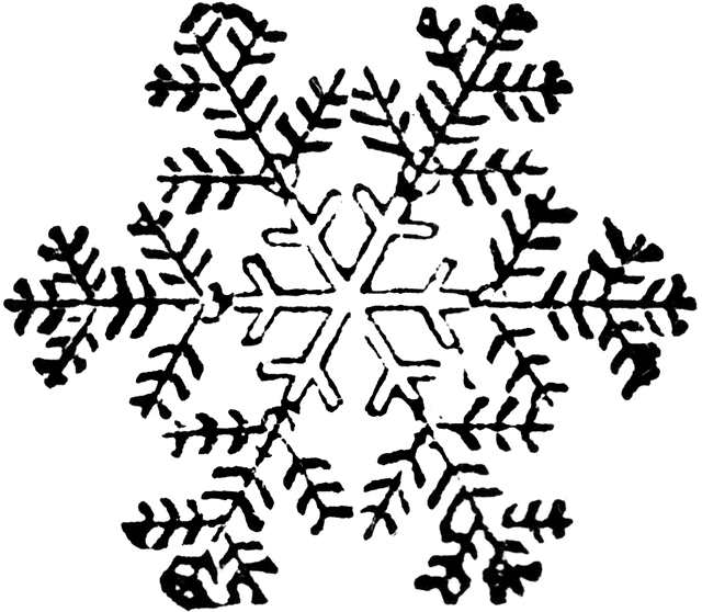 Detail Free Snowflake Clipart Nomer 51