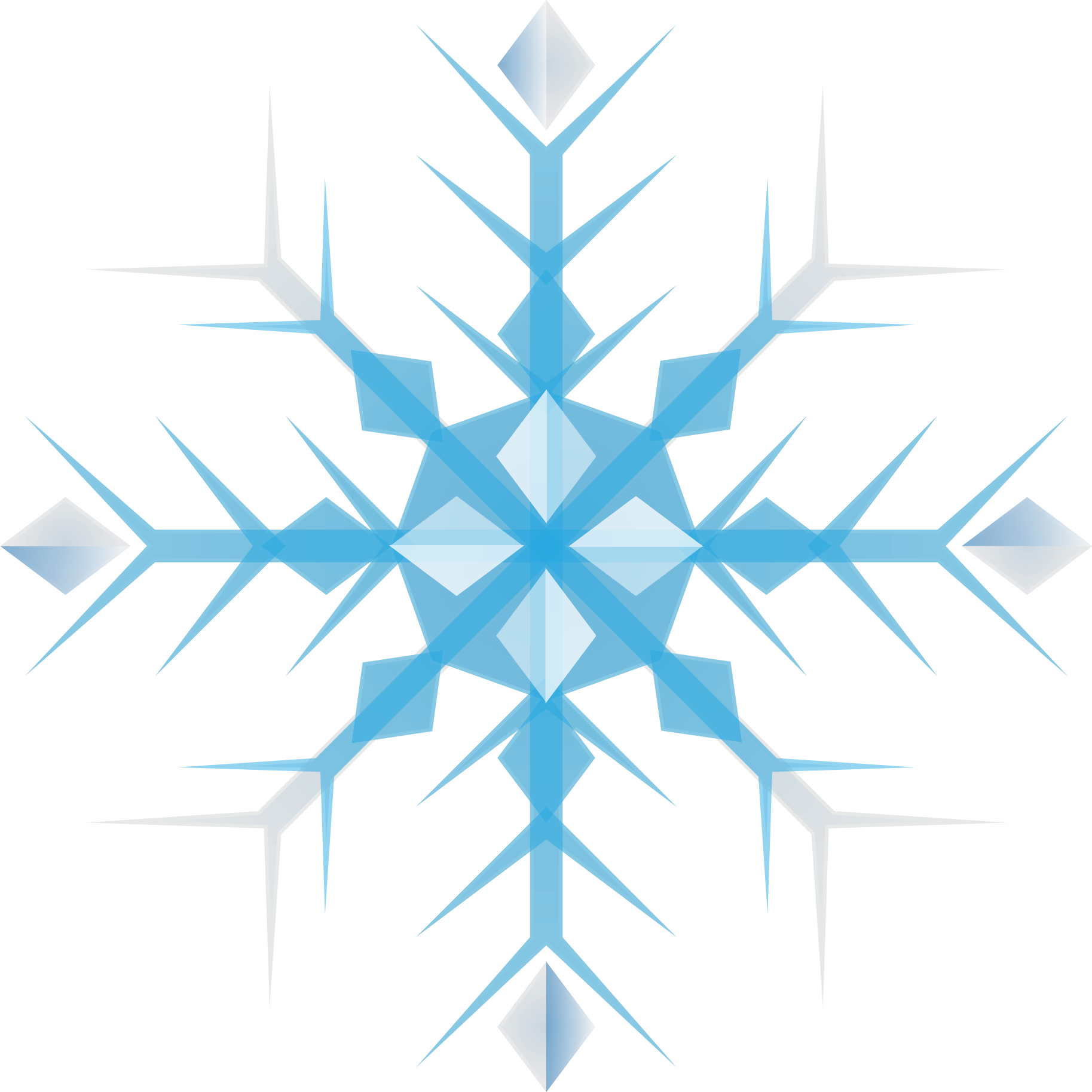 Detail Free Snowflake Clipart Transparent Background Nomer 16