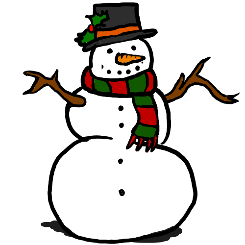 Detail Free Snowman Clipart Images Nomer 22