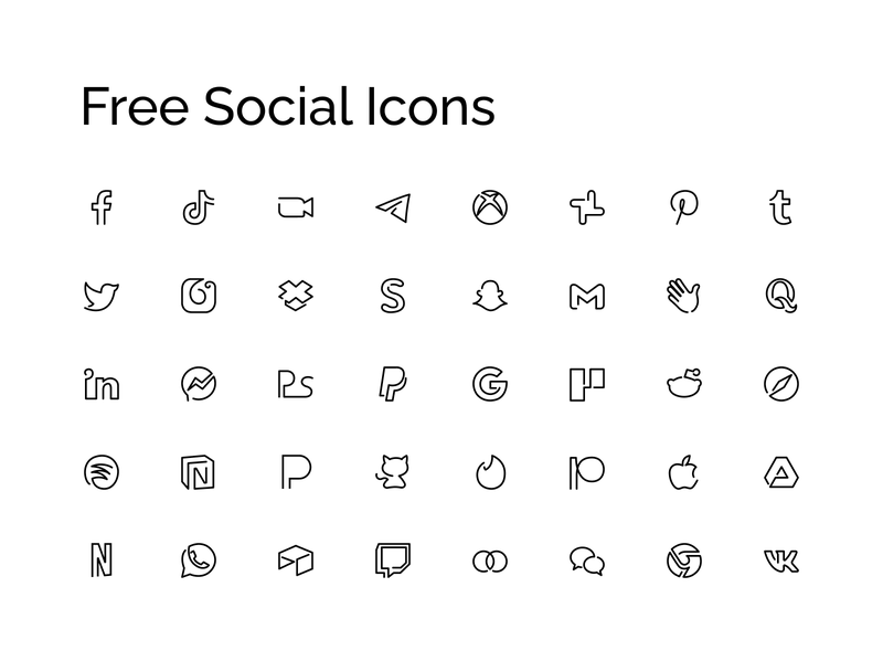 Detail Free Social Icons Png Nomer 45