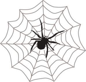 Detail Free Spider Web Clipart Nomer 20