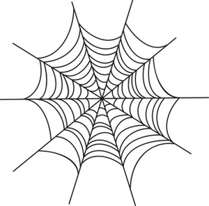 Detail Free Spider Web Clipart Nomer 28