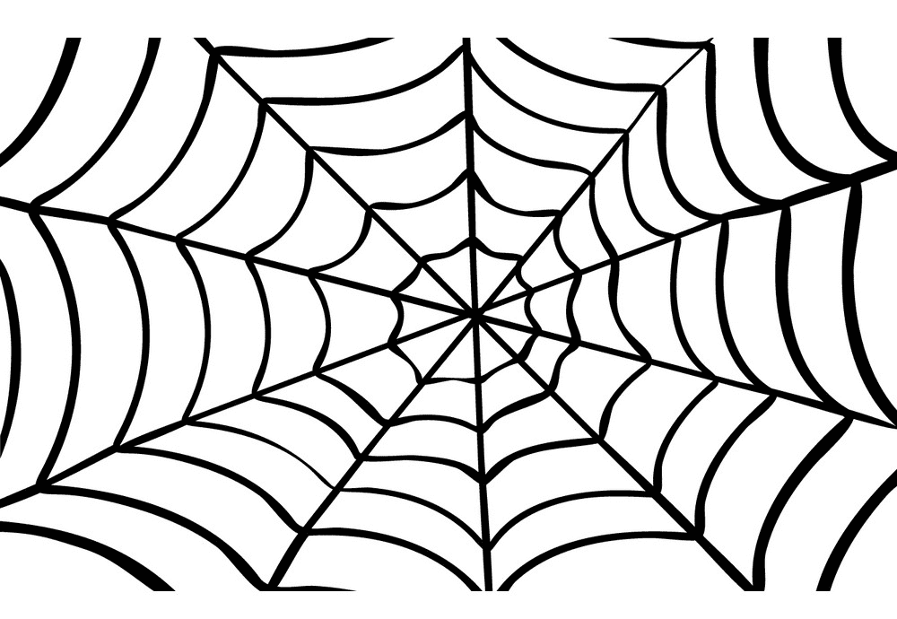 Detail Free Spider Web Clipart Nomer 6