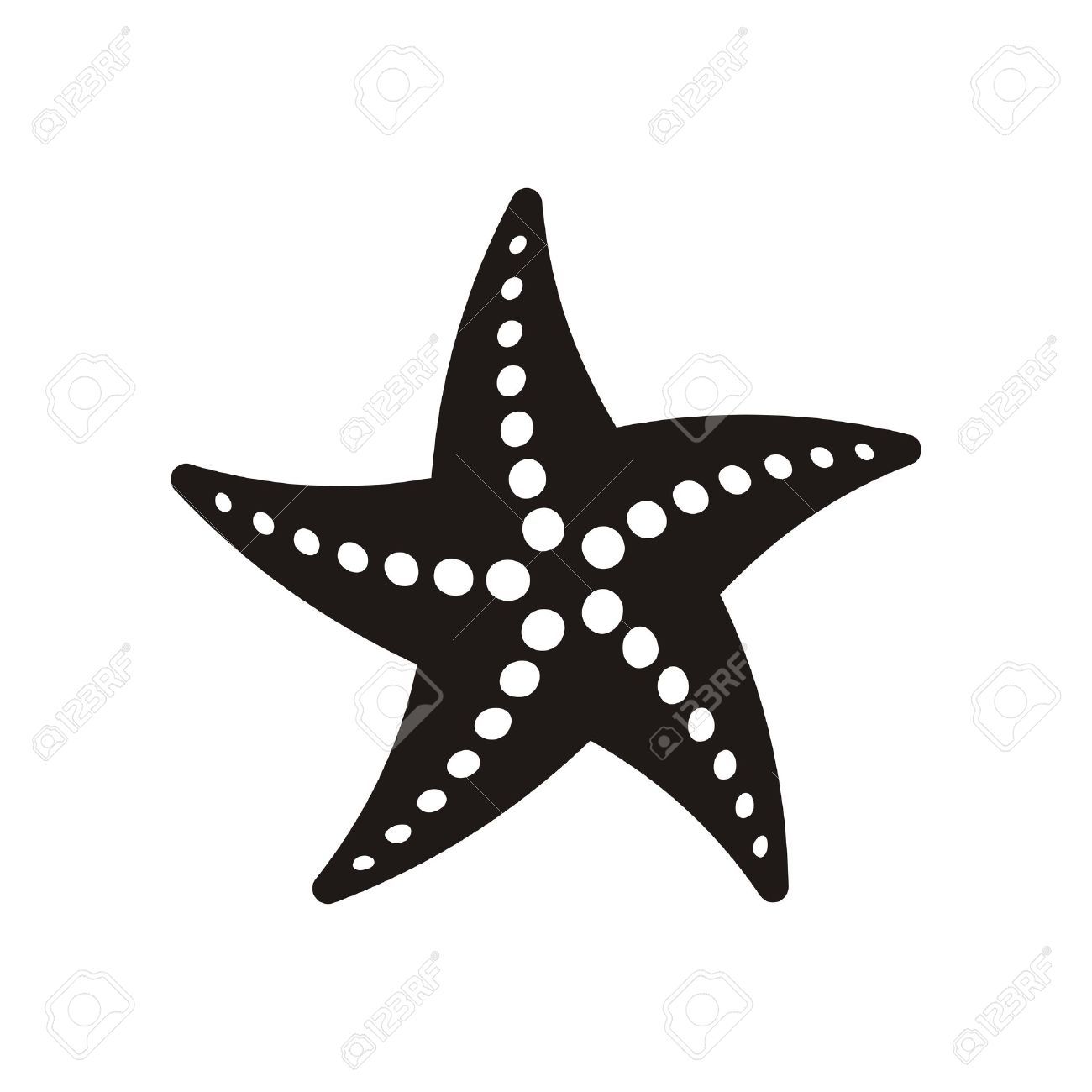 Detail Free Starfish Clipart Nomer 31