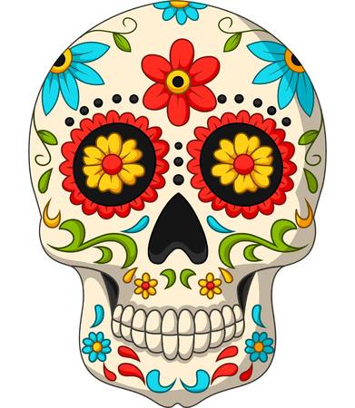 Detail Free Sugar Skull Clipart Nomer 3