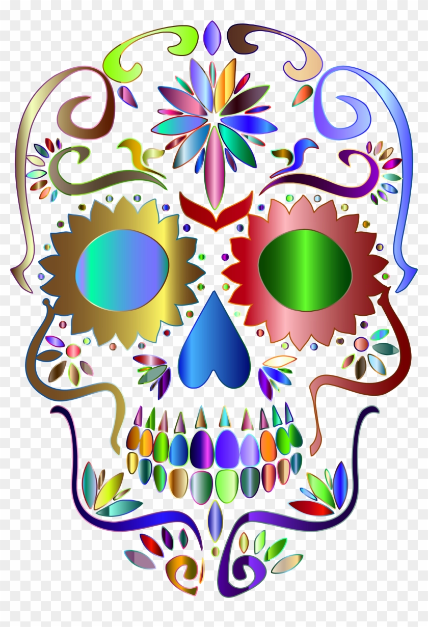 Detail Free Sugar Skull Clipart Nomer 44